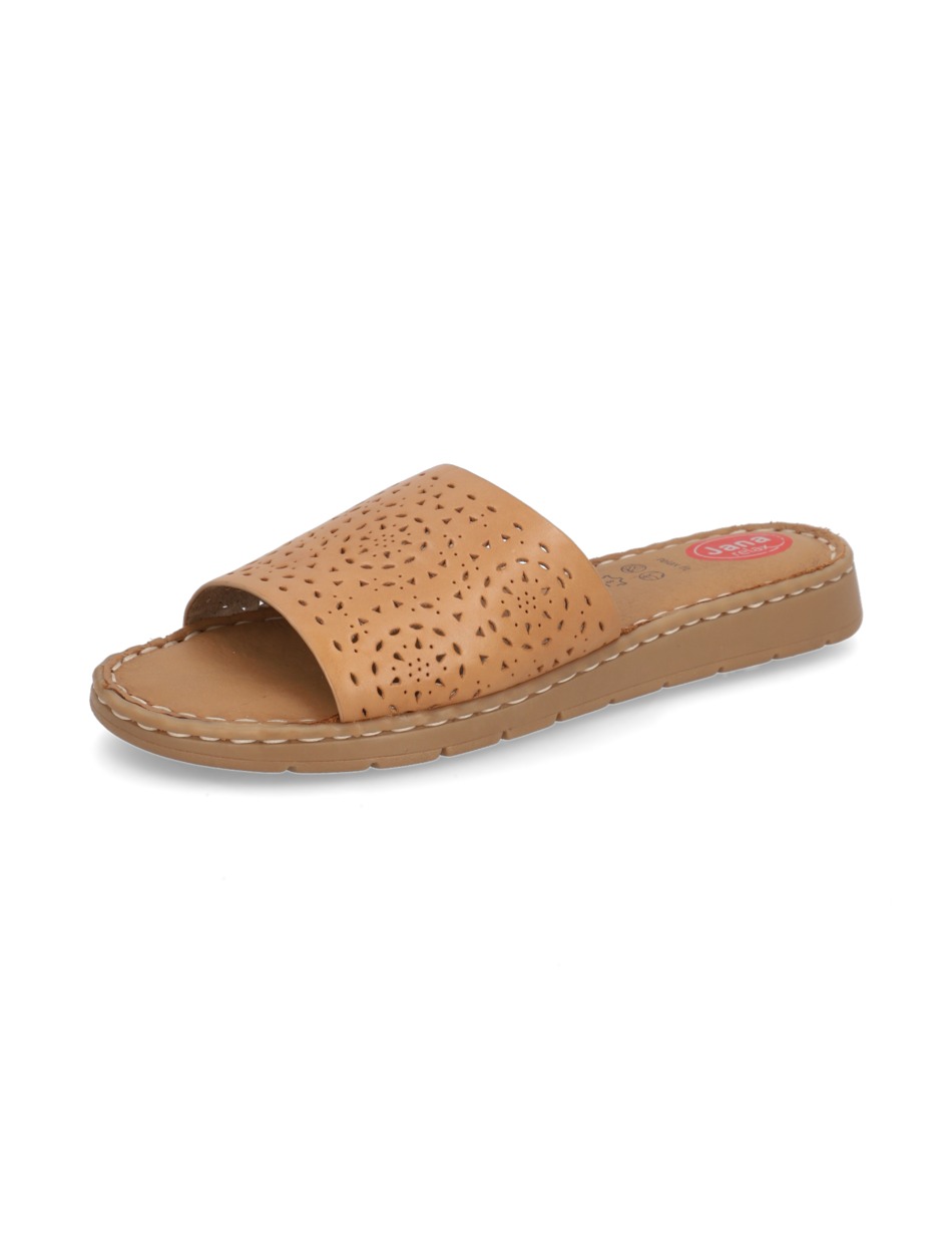 Glattleder Pantoffel
