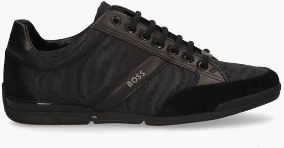 Hugo Boss Saturn Lowp Shoe Black Zwart Heren