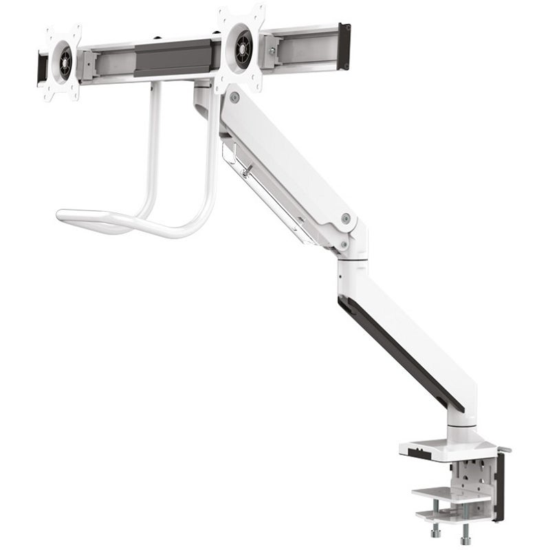 Neomounts NM-D775DXWHITE bureausteun voor flatscreens