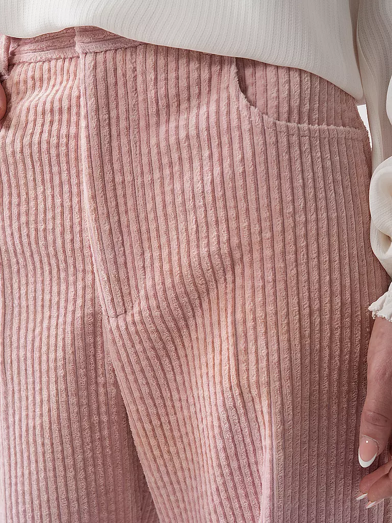 TELA Cordhose Wide Leg VALLE rosa