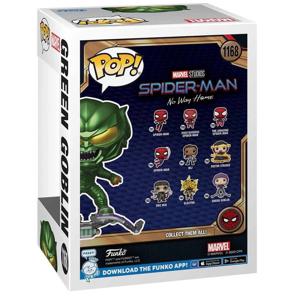 POP! Vinyl 1168: Spider-Man No Way Home – Grüner Kobold mit Bombe