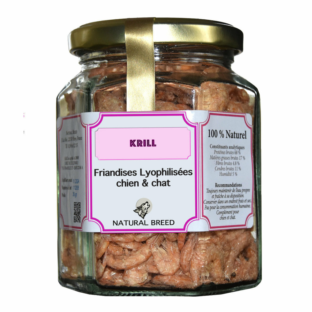 Friandise lyophilisée - 100% crevettes