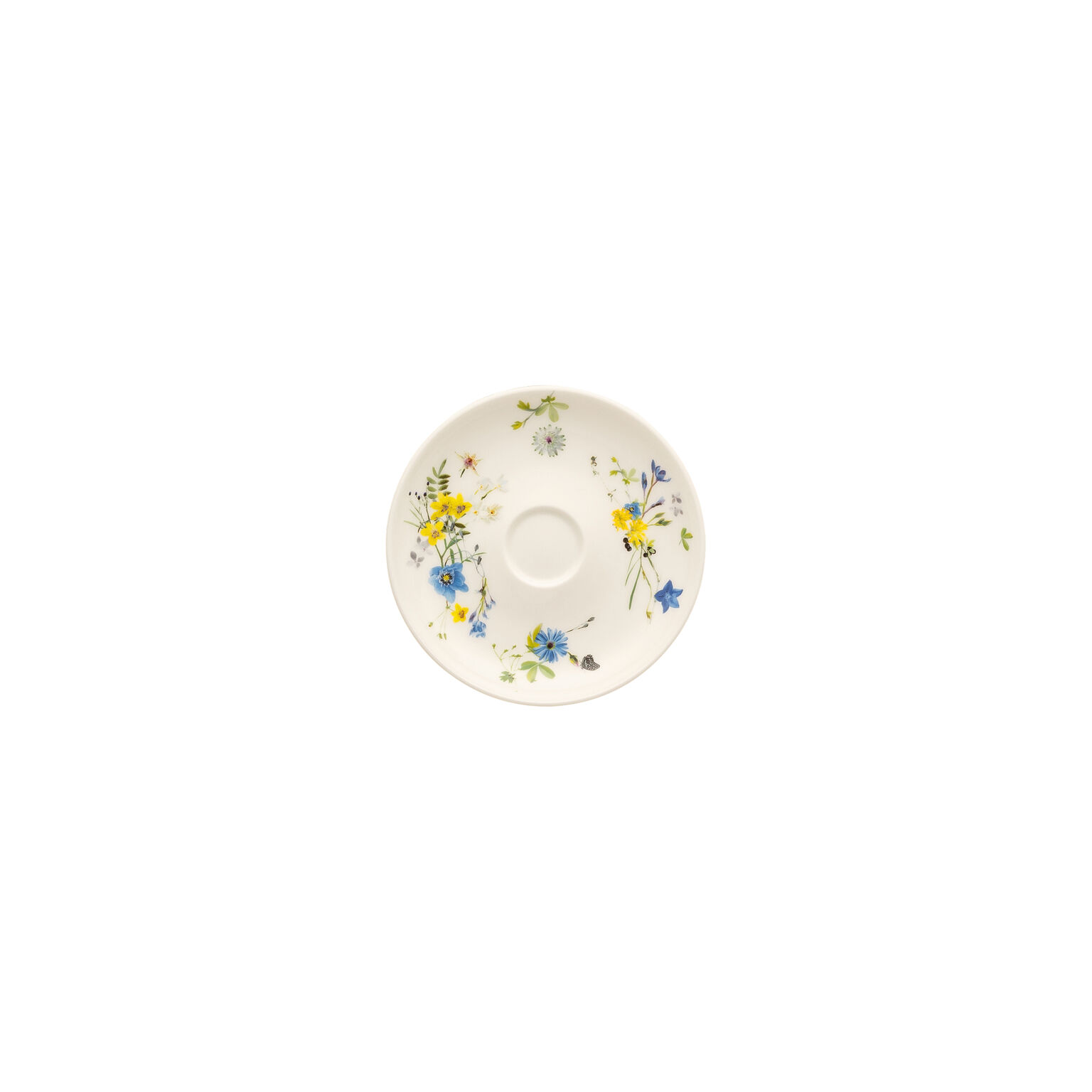 Brillance Bone China Fleurs des Alpes Espresso-Untertasse/Coup