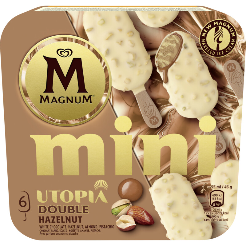 Magnum Mini utopia double hazelnut