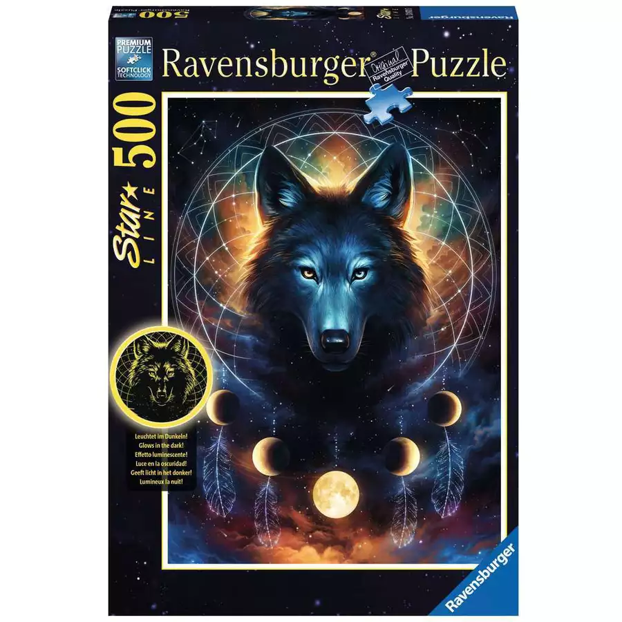 Ravensburger Leuchtender Wolf bunt