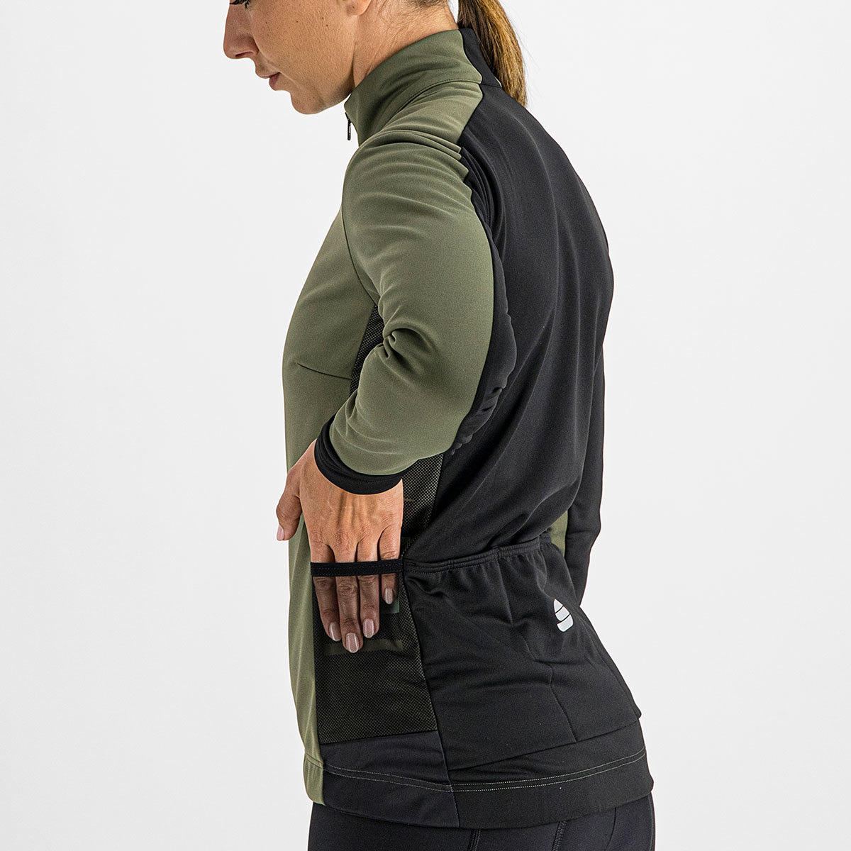 Sportful Neo Softshell Fietsjack Donkergroen/Zwart Dames
