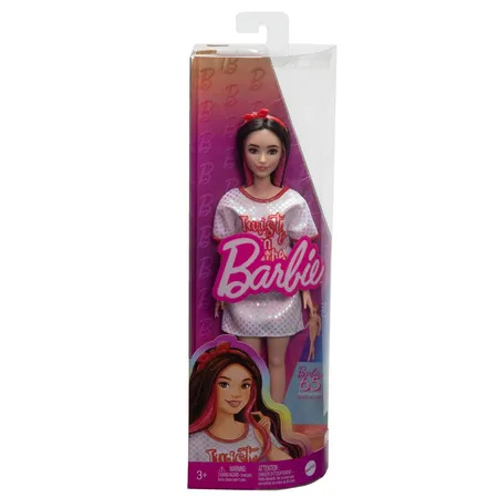 Barbie Fashionista Doll - Red Mesh Dress