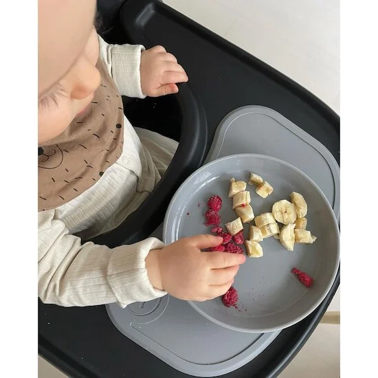Plateau Click Mat mini avec assiette   Bleu        de               Twistshake