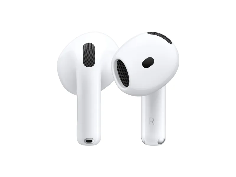 Apple AirPods 4 - Ægte trådløse øretelefoner med mik. - ørespids - Bluetooth - hvid