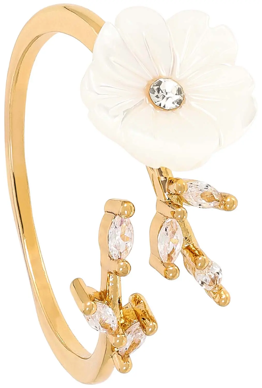 Ring - Creme Flower