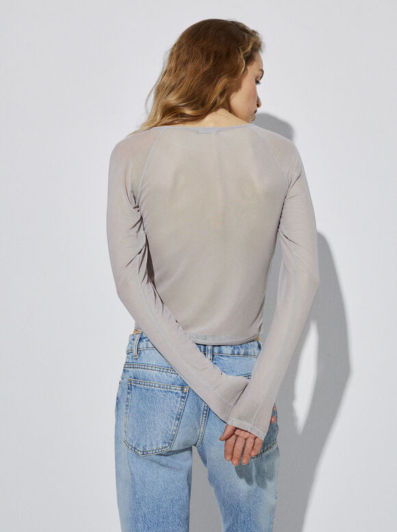 Exclusivo online - Cinza
