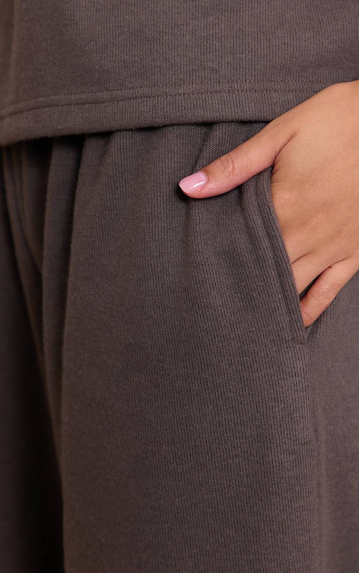 Charbon Pantalon De Jogging Large Toucher Doux