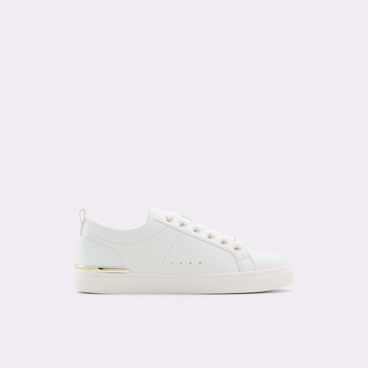 Dilathielle White Synthetic Smooth Women Low top sneakers