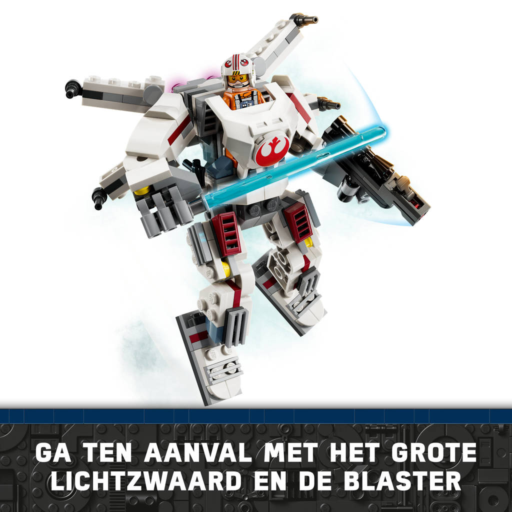 Luke Skywalker X-wing mecha, Bouwbaar Speelgoed voor Kinderen 75390