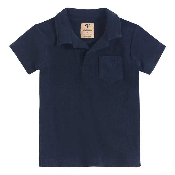 OAS Polo Eponge | Bleu marine