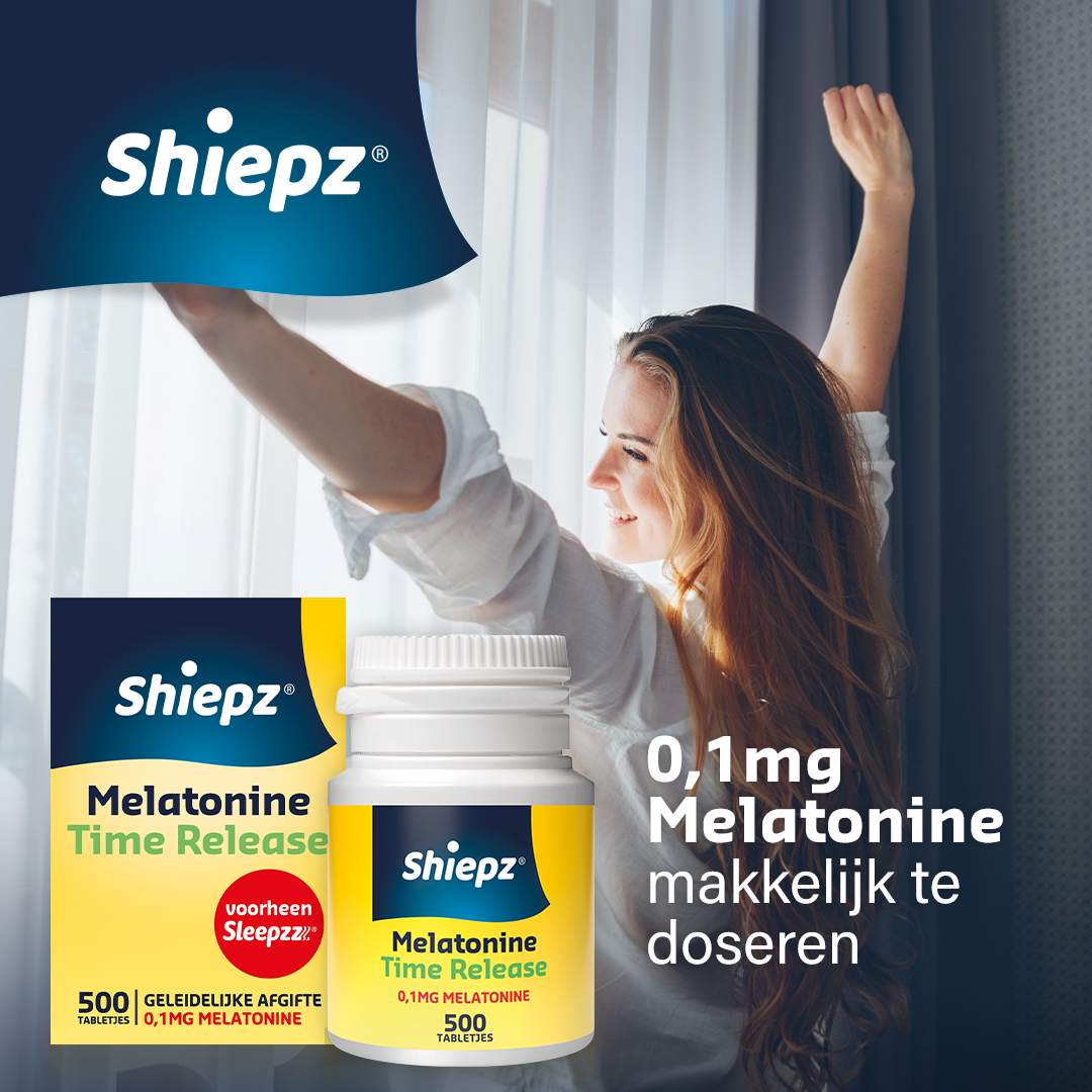 Shiepz Melatonine Time Release (500 tabletten)