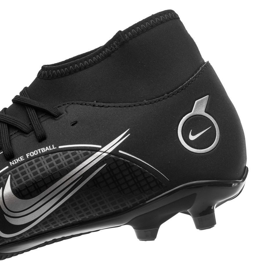Nike Mercurial Superfly 8 Club MG Shadow - Noir/Argenté/Gris