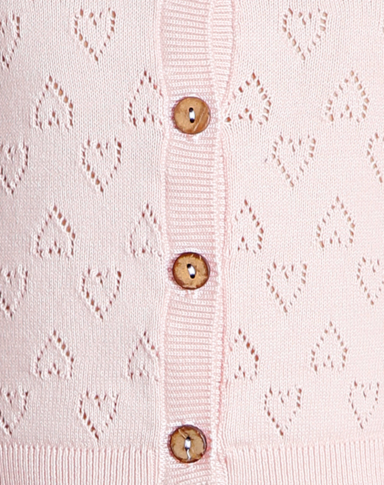 Cardigan LITTLE HEARTS in rose