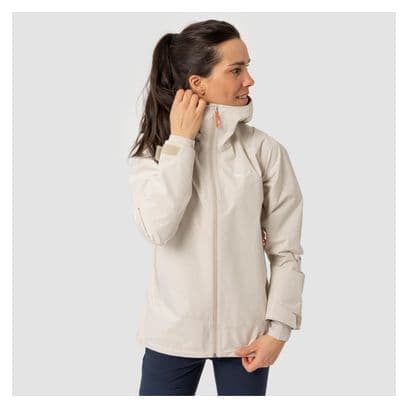 Veste Imperméable Femme Salewa Puez Gore-Tex Paclite Beige