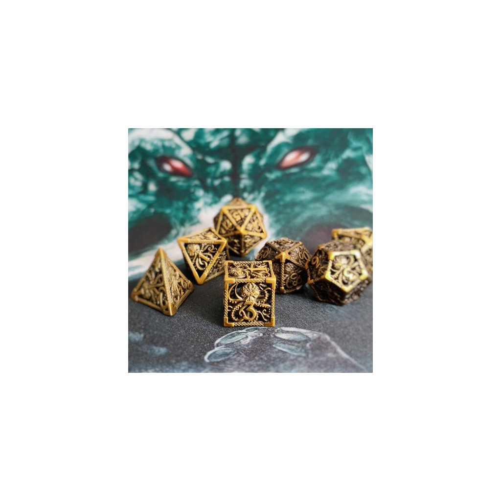 Set de 7 Dés JDR Répliquant : Hollow Ancient One