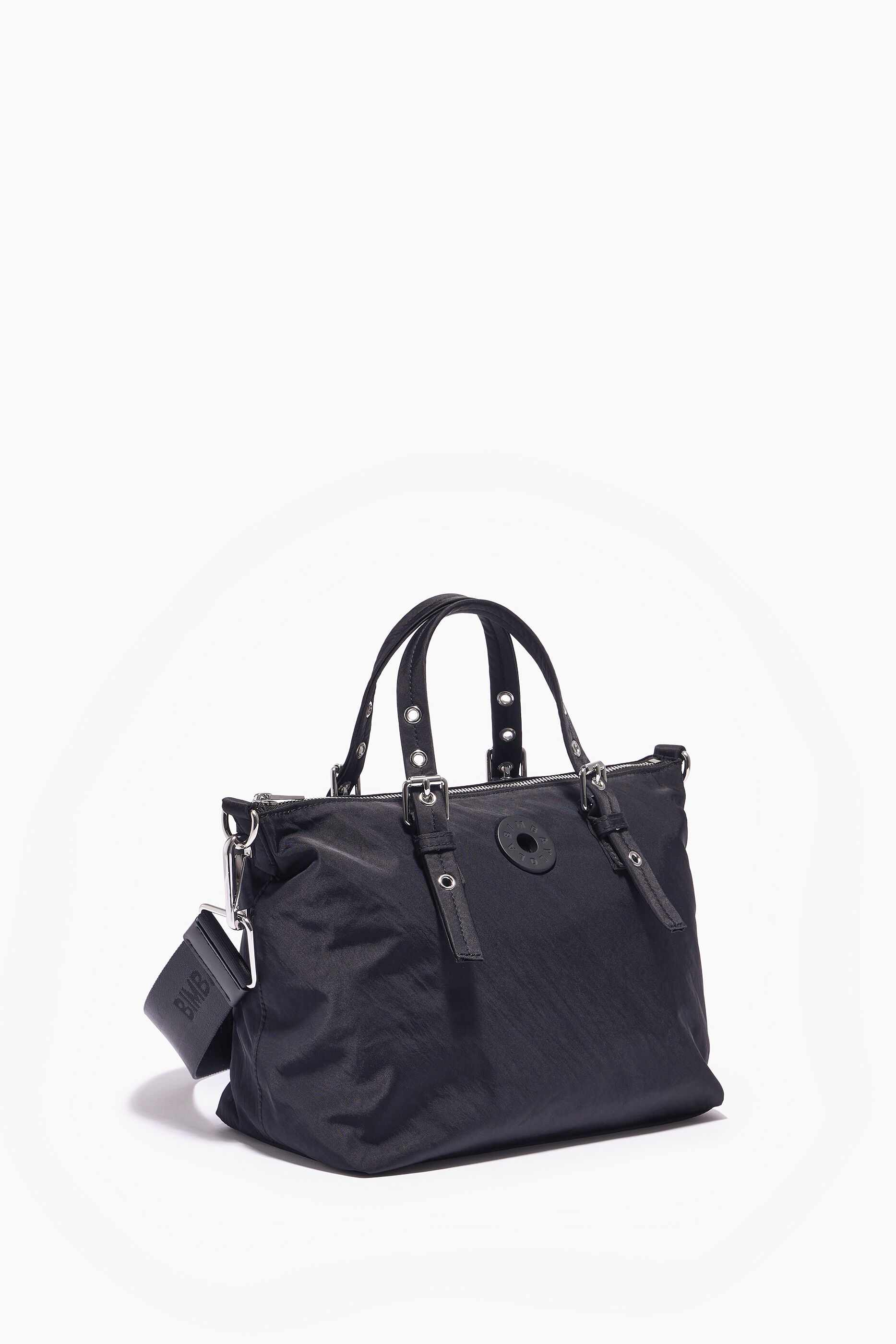 Bolsa de compras tamanho M em nylon preto
