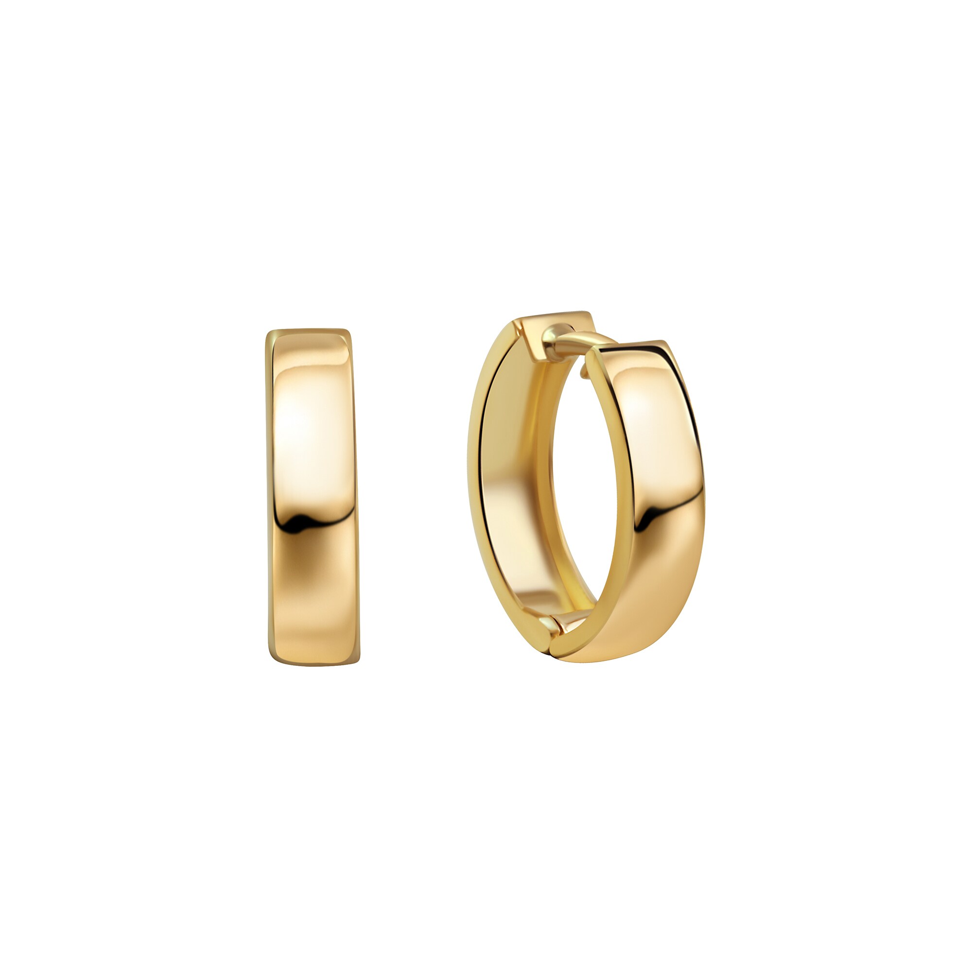 Fascination by Ellen K. Ohrringe Gold 333 glanz matt