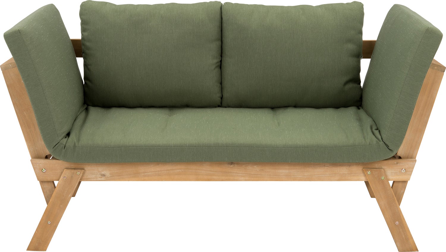Intratuin tuinbank Lorient groen 175/220 x 90 x 75 cm