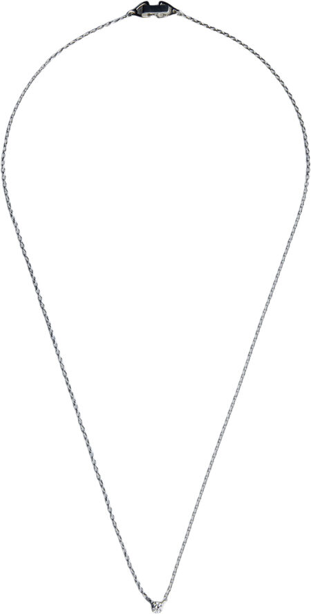 Ragbag Studio Oda Floating Necklace Silver