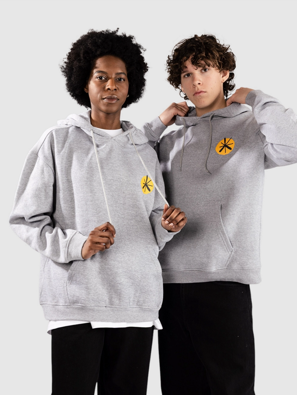 Macba Life Palm Hoodie heather grey