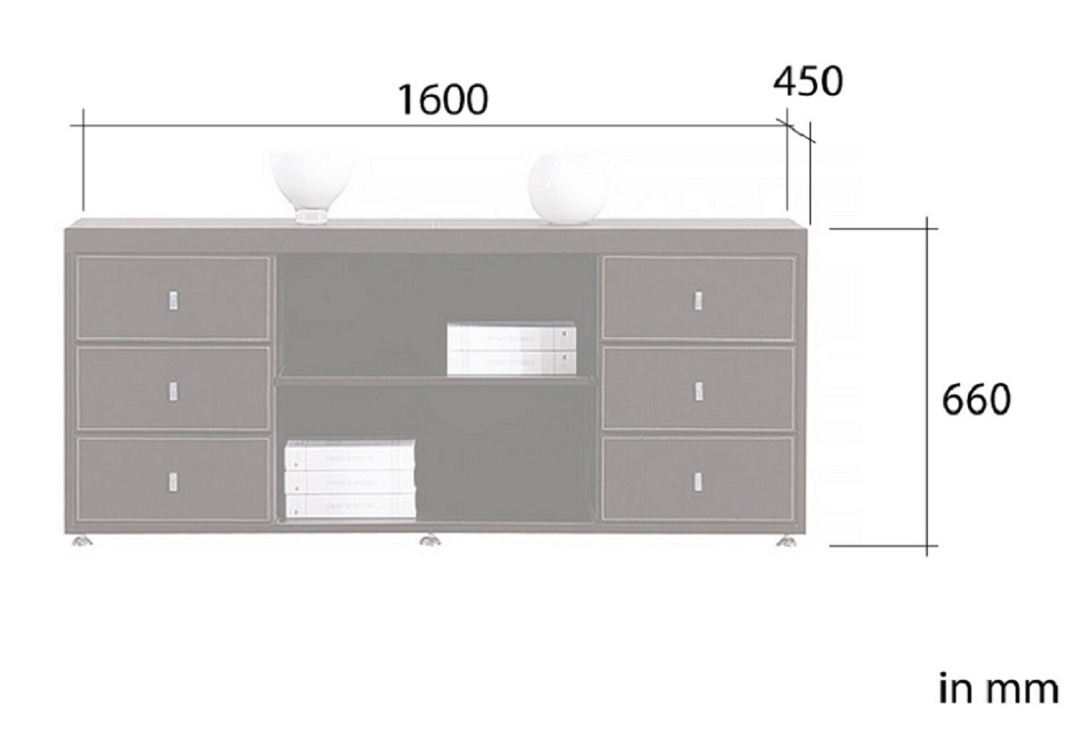 Jet-Line Buero Aktenschrank Padova schwarz