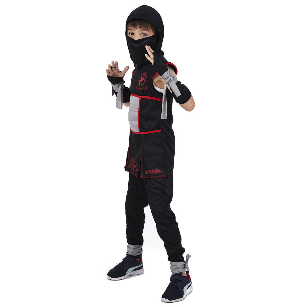 Déguisement enfant Ninja noir 11/14 ans