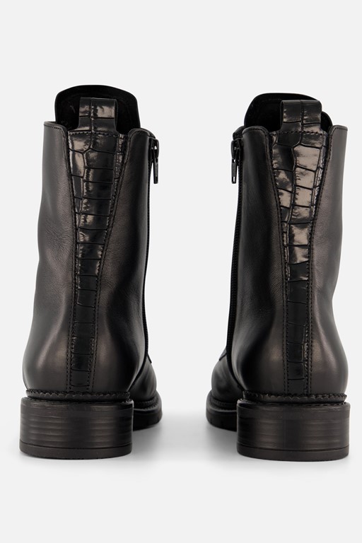 Gabor Veterboots zwart Leer
