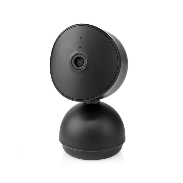 Nedis SmartLife Indendørs Kamera | Wi-Fi | Full HD 1080p | Pan tilt | Cloud Storage (mulighed) / microSD (ikke inkluderet) / Onvif | Med bevægelsessensor | Nattesyn | Sort