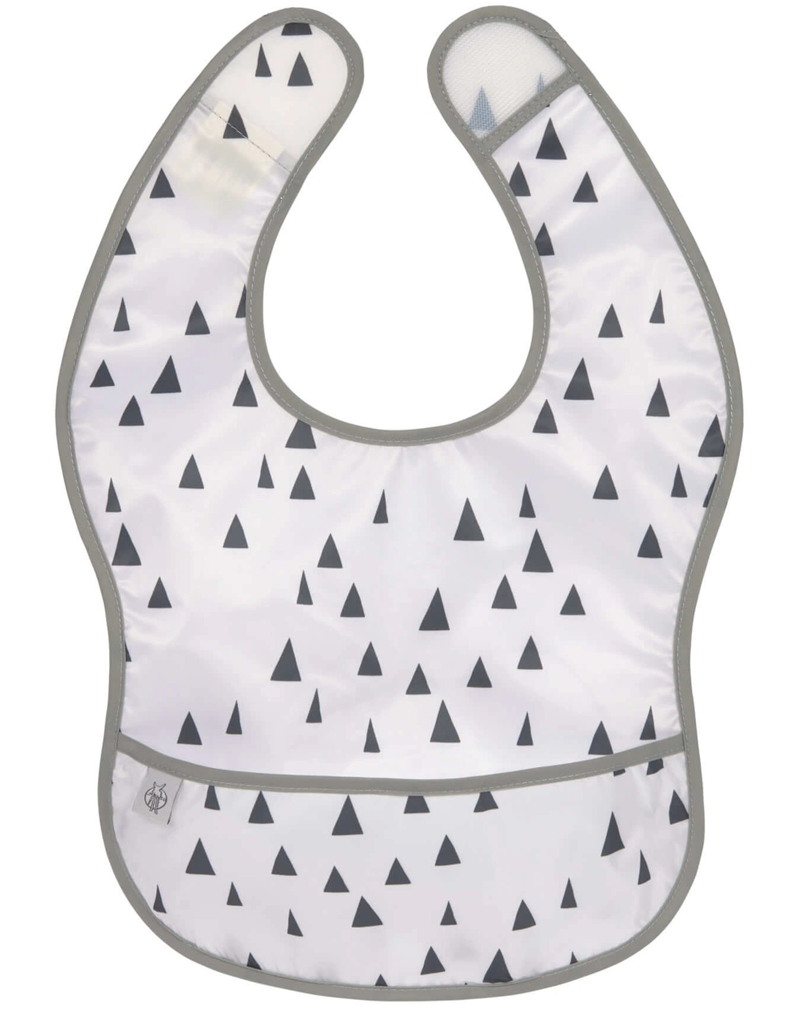 Lätzchen LITTLE FOREST FOX 2er-Set in grau