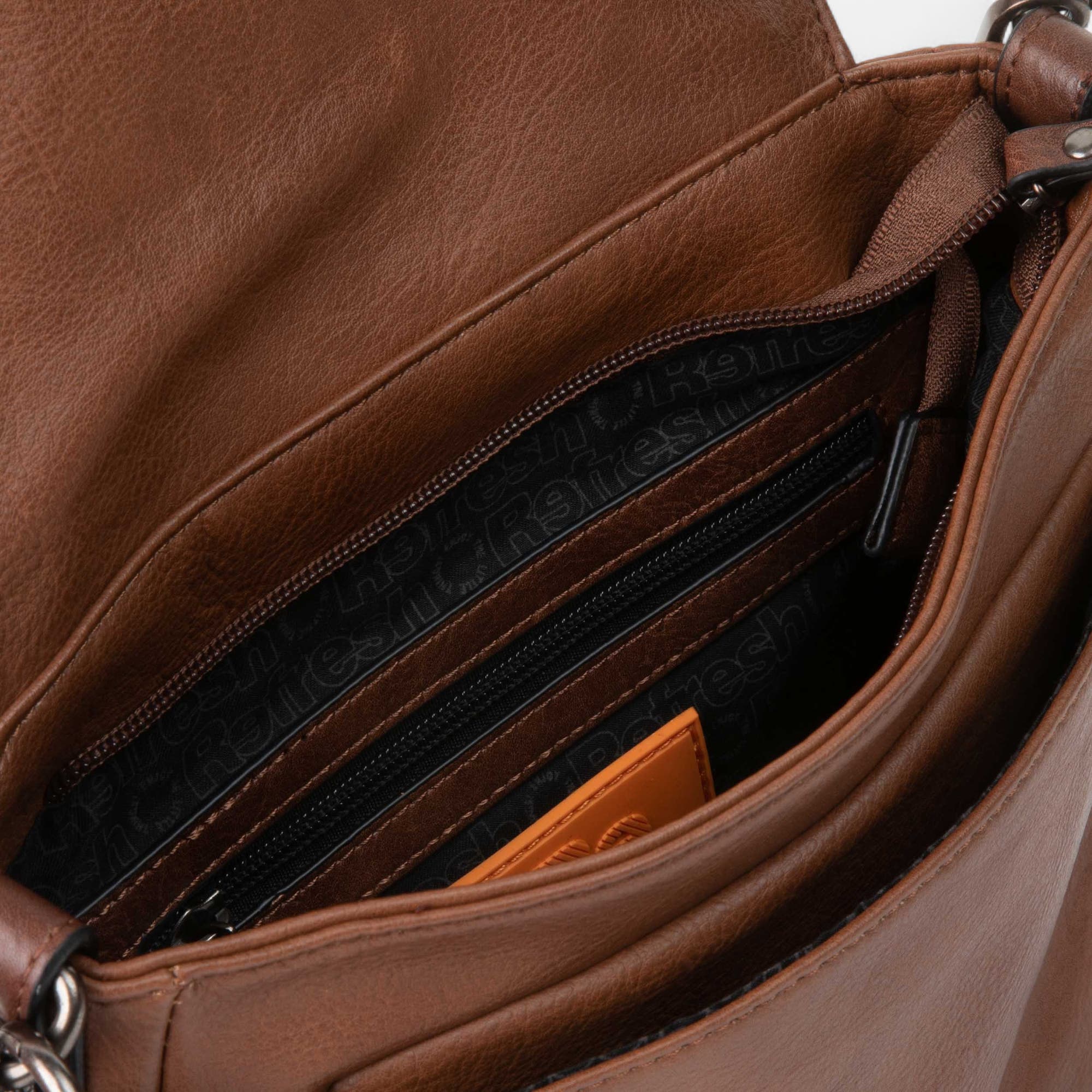 Sac bandoulière marron