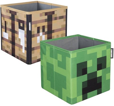 Minecraft Oppbevaringskasser 2-Pack