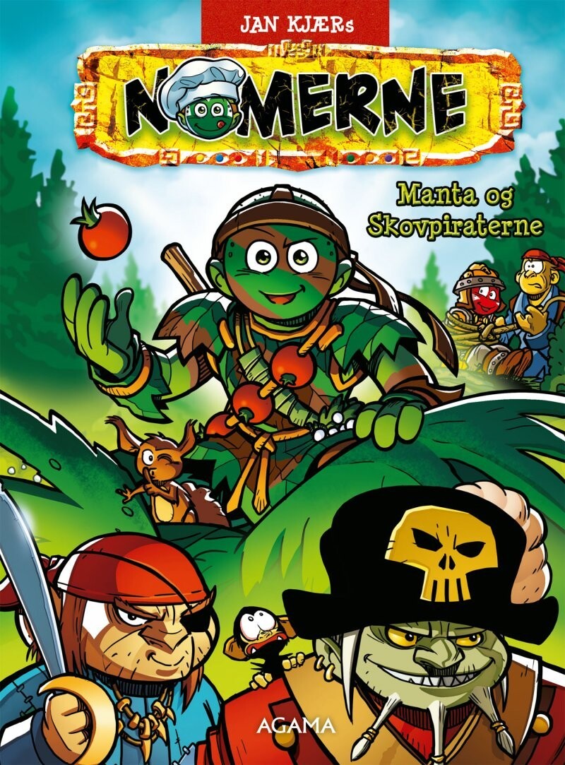 Nomerne: Manta Og Skovpiraterne - Jan Kjær - Bog