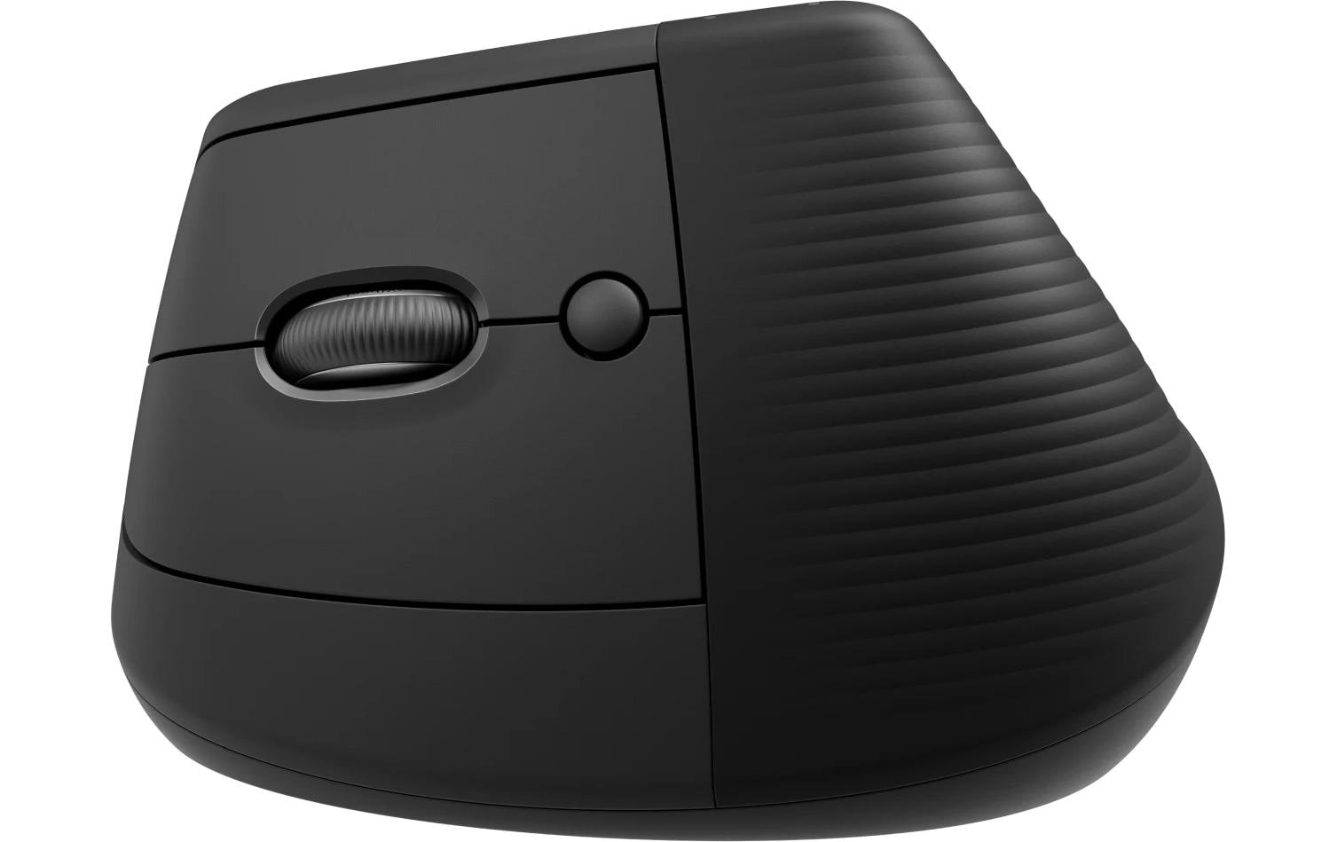 Ergonomische Maus Lift Left GraphiteKomfortable ergonomische Linkshänder-Maus mit vertikalem Design für kleine bis mittelgrosse Hände