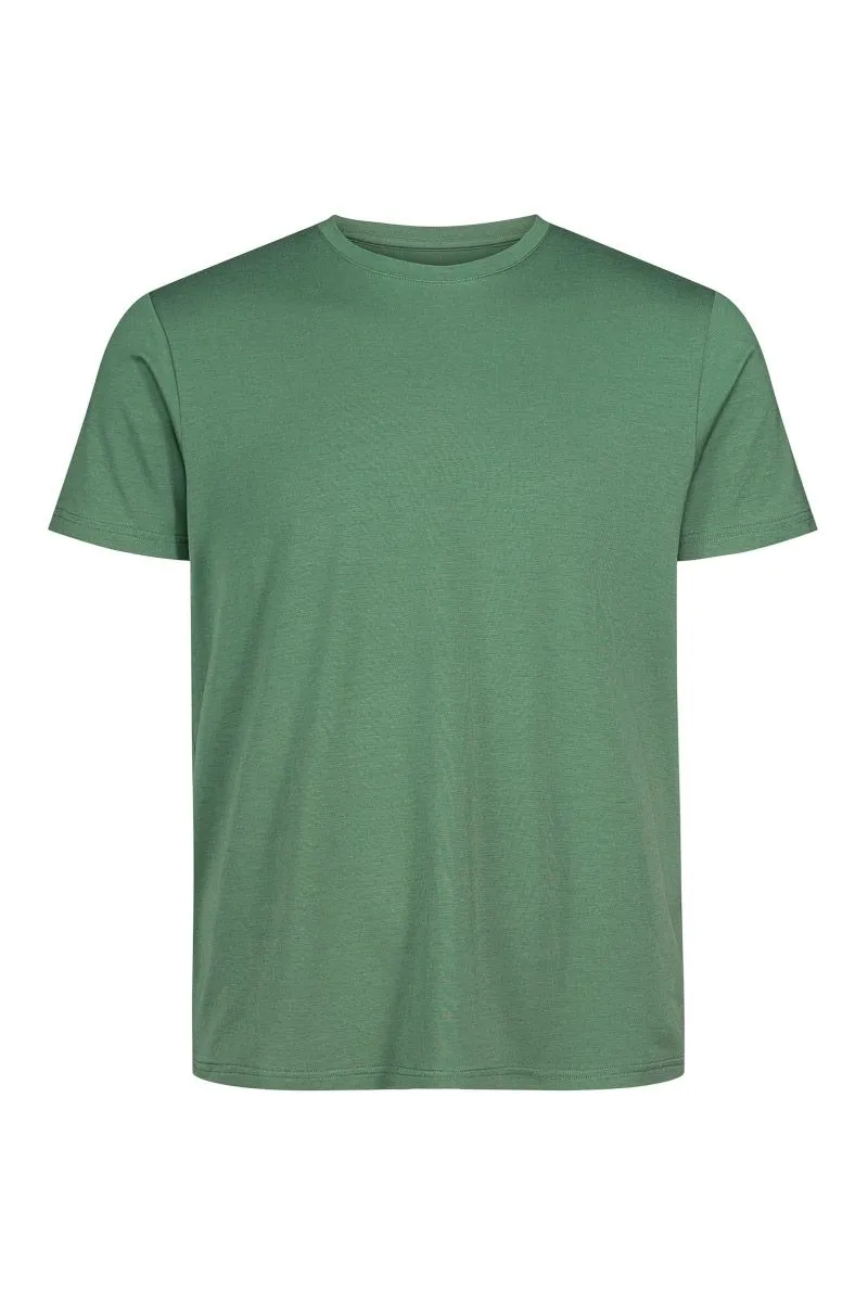 Panos Emporio PE BAMBOO/COTTON TEE CREW Earth green