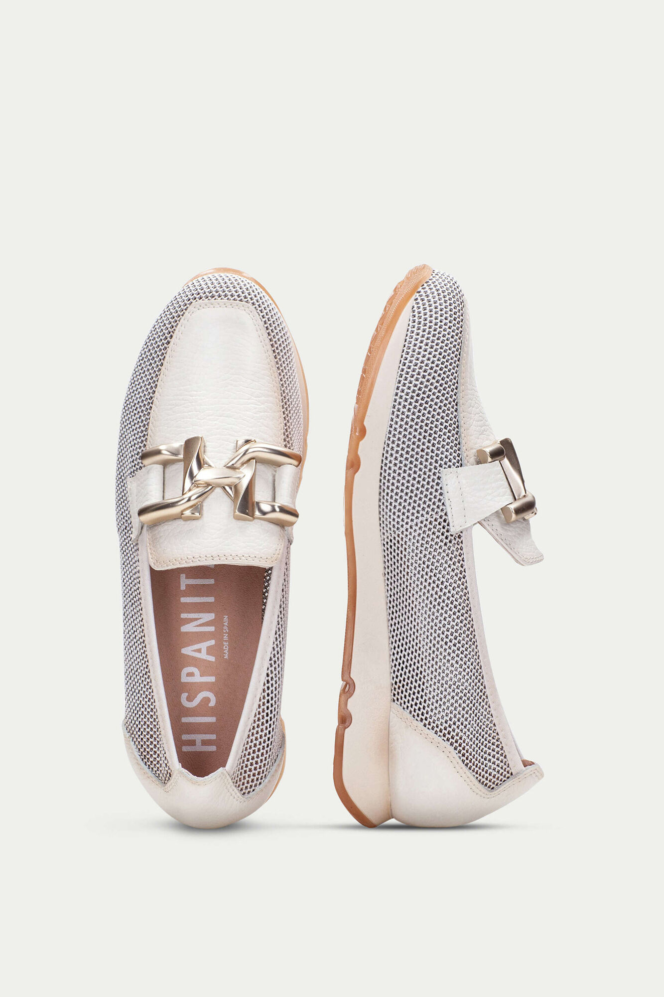 Mocasín sport rejilla kaira - Marfil