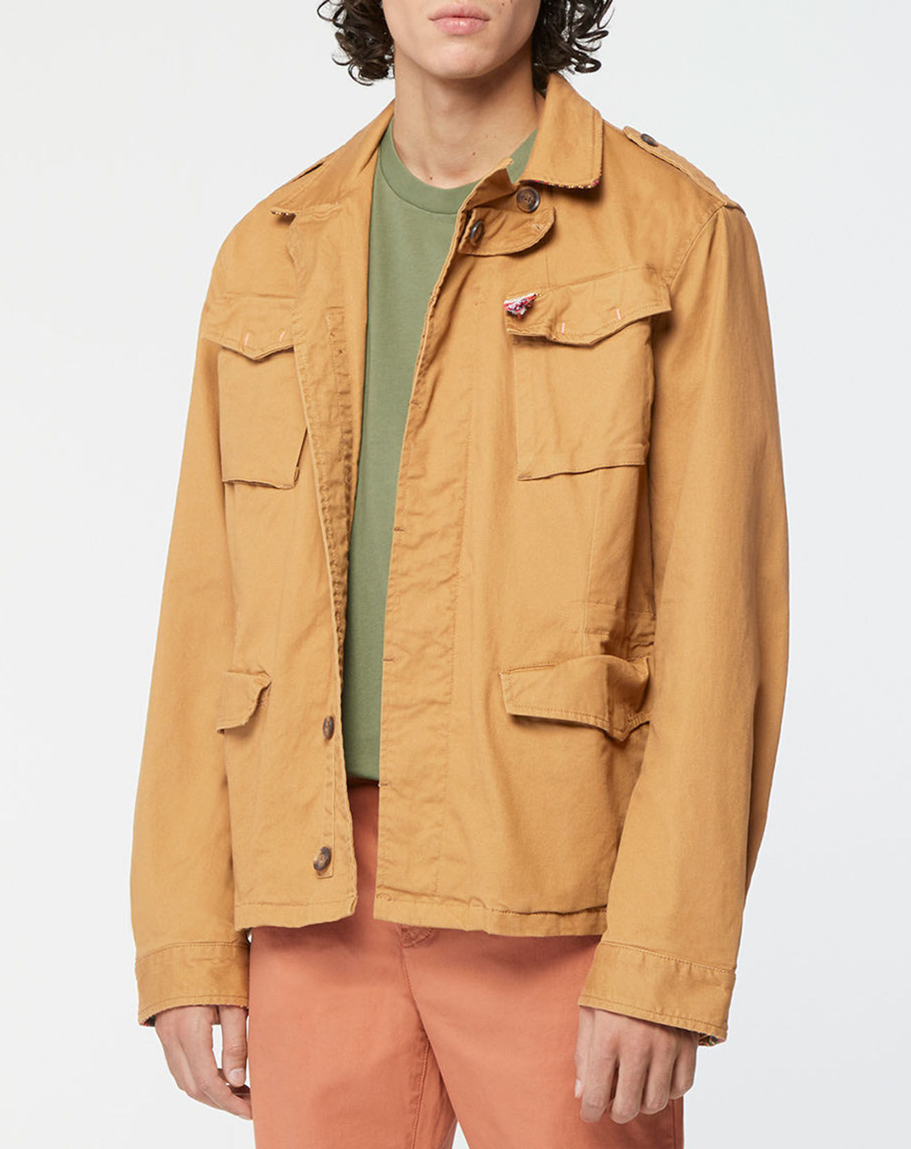 Scotch & Soda Veste Militaire camel