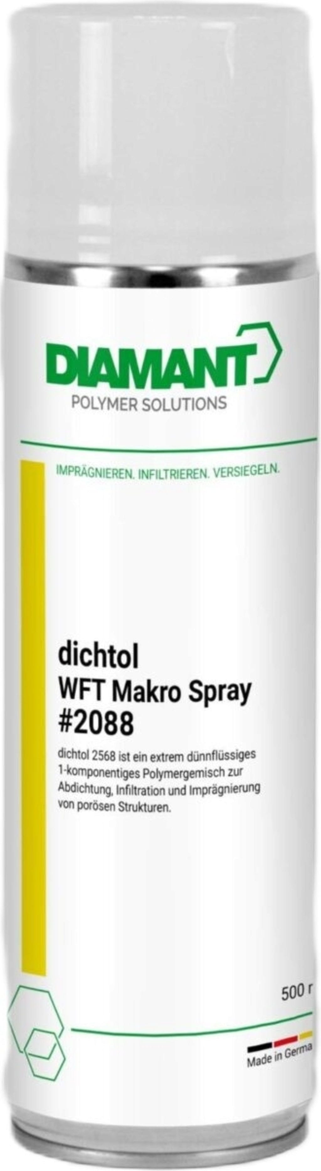 DIAMANT Polymer  dichtol WFT Makro Spray, 500 ml    Gebrauchsfertiges Imprägnierungsspray für große Poren