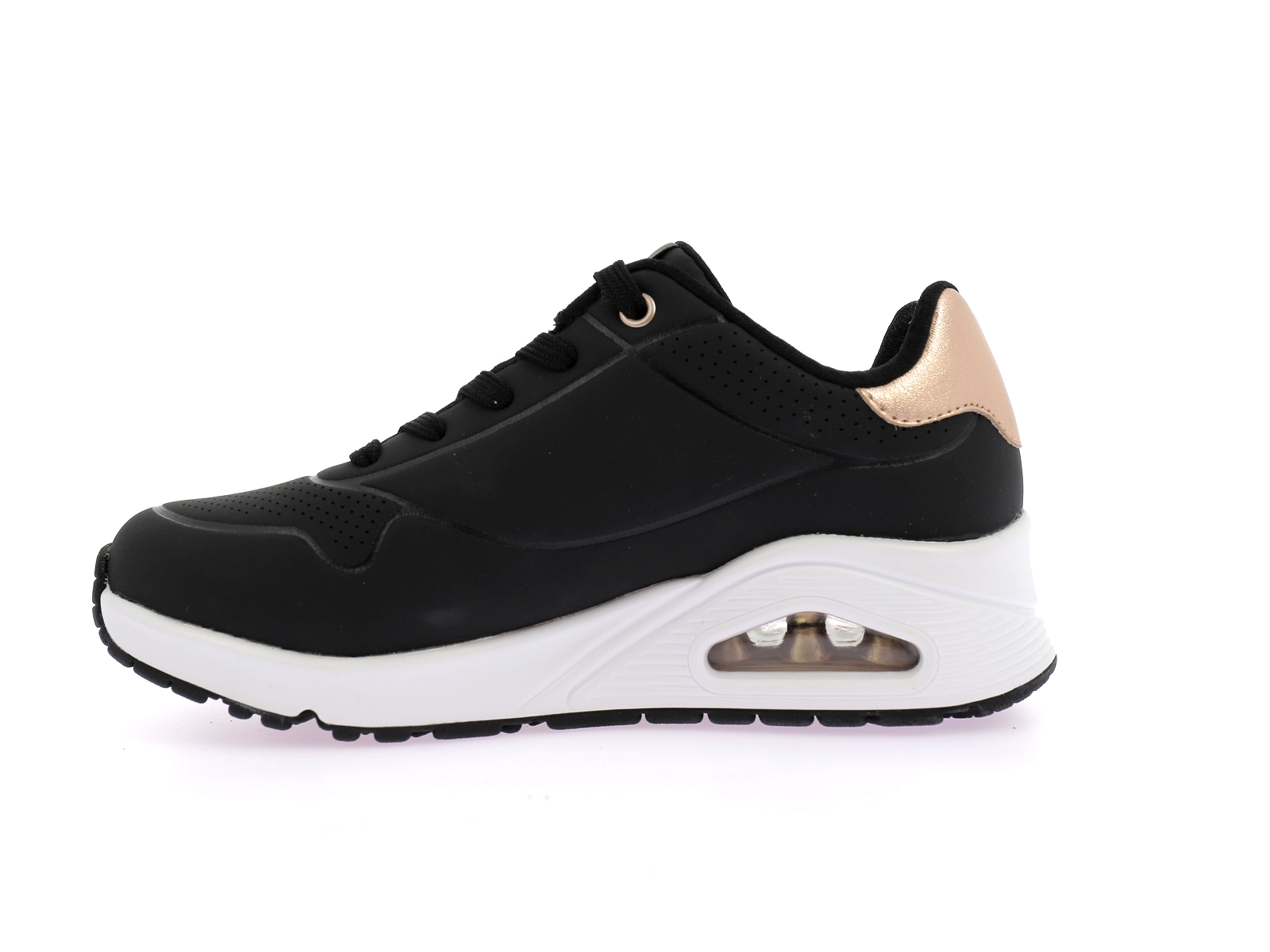 Skechers-UNO41 GOLDEN AIR Synthétique Noir Bronze