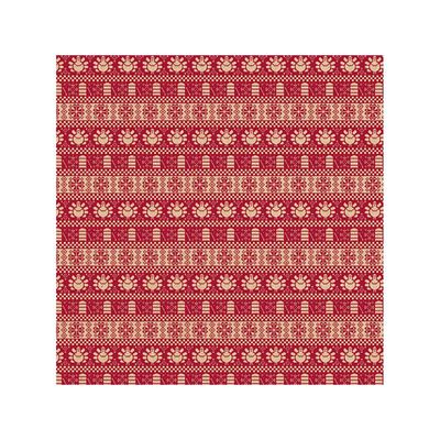 Clairefontaine - Papier cadeau kraft - 70 cm x 50 m - 70 g/m² - motif frise de Noël