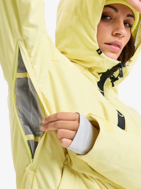 Radiant Lines Overhead 15K Veste de snow technique Jaune Femme