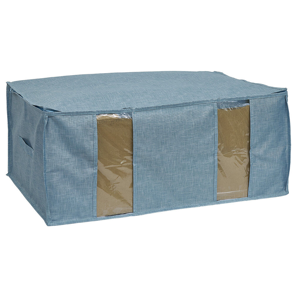 Housse de rangement pour vêtements Bleu - L65 x l45 x H27 cm