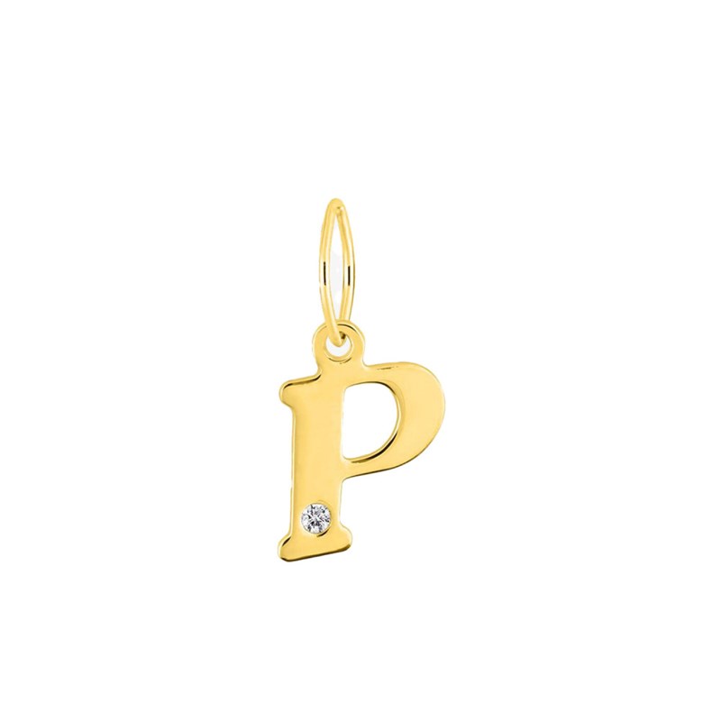 Pendentif Femme - Or 18 Carats - Diamant 0.01 Carats