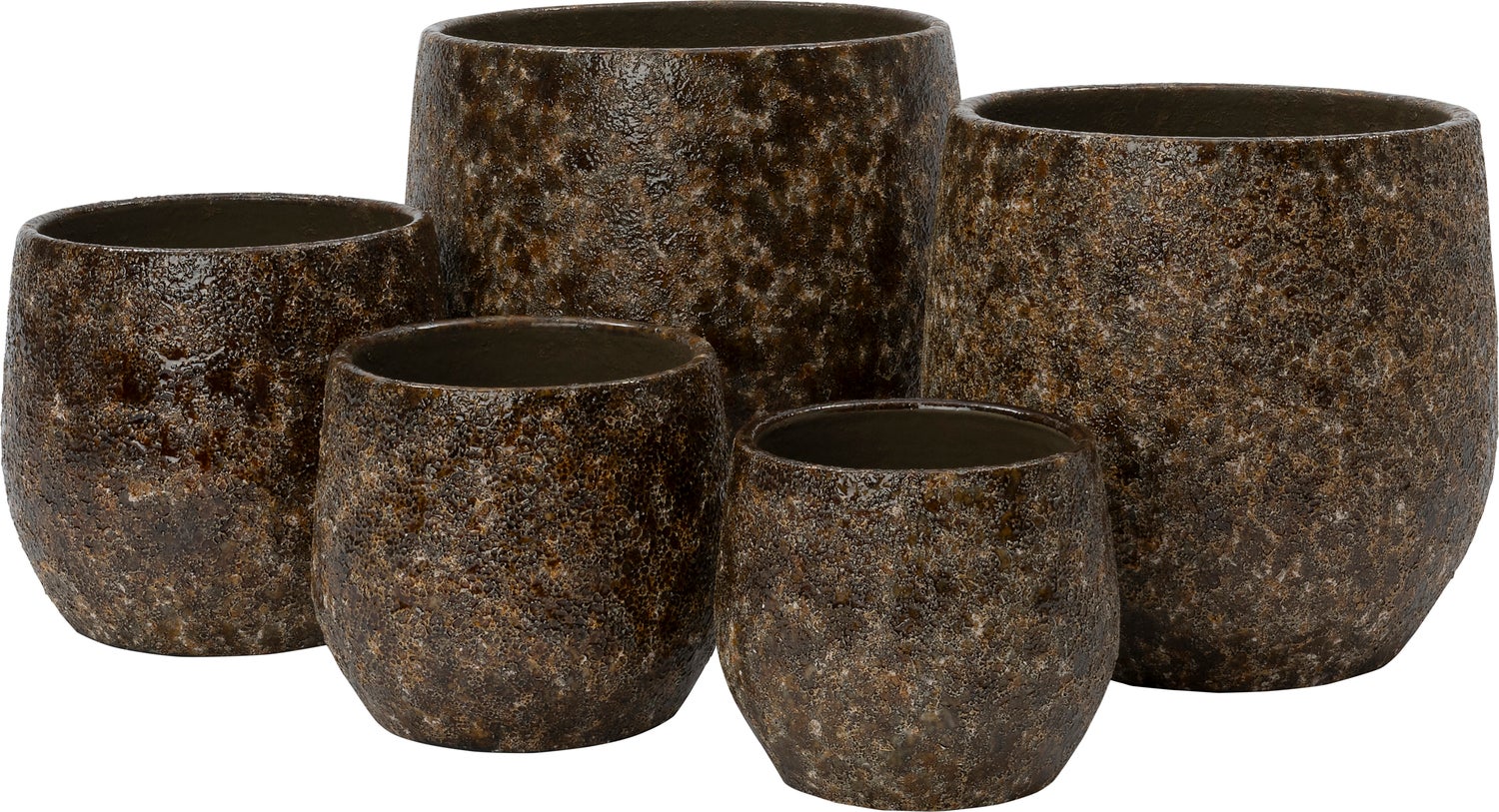 Intratuin bloempot Roas bruin D 26 H 24 cm