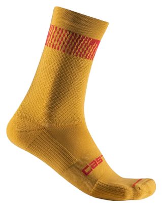 Chaussettes Unisexe Castelli Unlimited 18 Jaune/Rouge