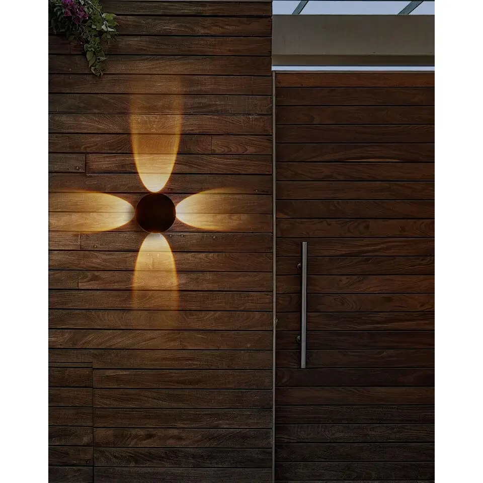 MAURICE - Wandlamp set van 2 - Zwart - Aluminium